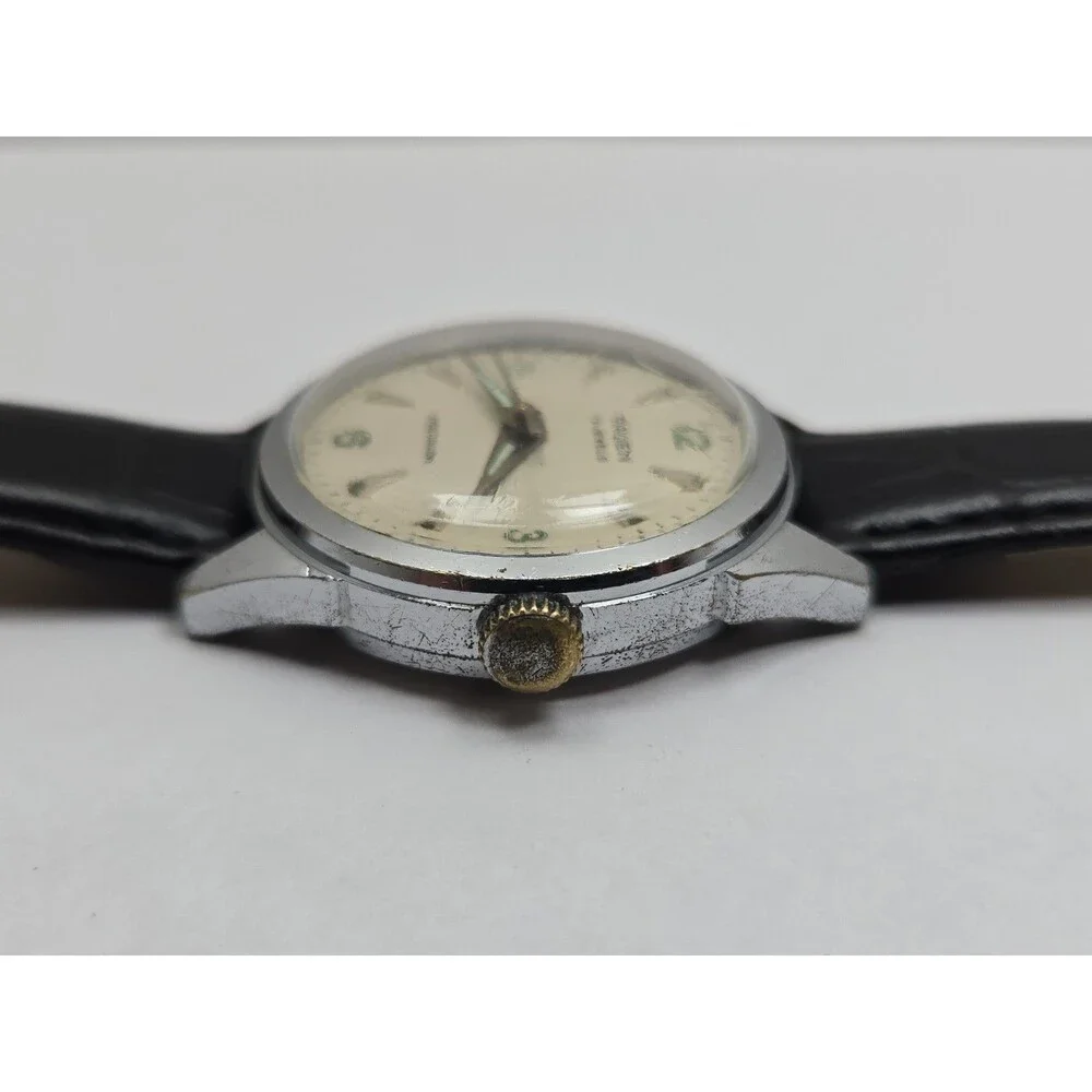 Vintage 1970s Gruen Precision New York 19 Jewel Manual Wind Mens Watch - Read